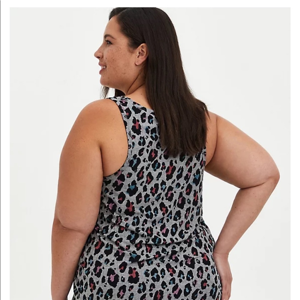 Nwt Torrid size 3 Soft leopard Sleep Set top pants - Picture 6 of 9